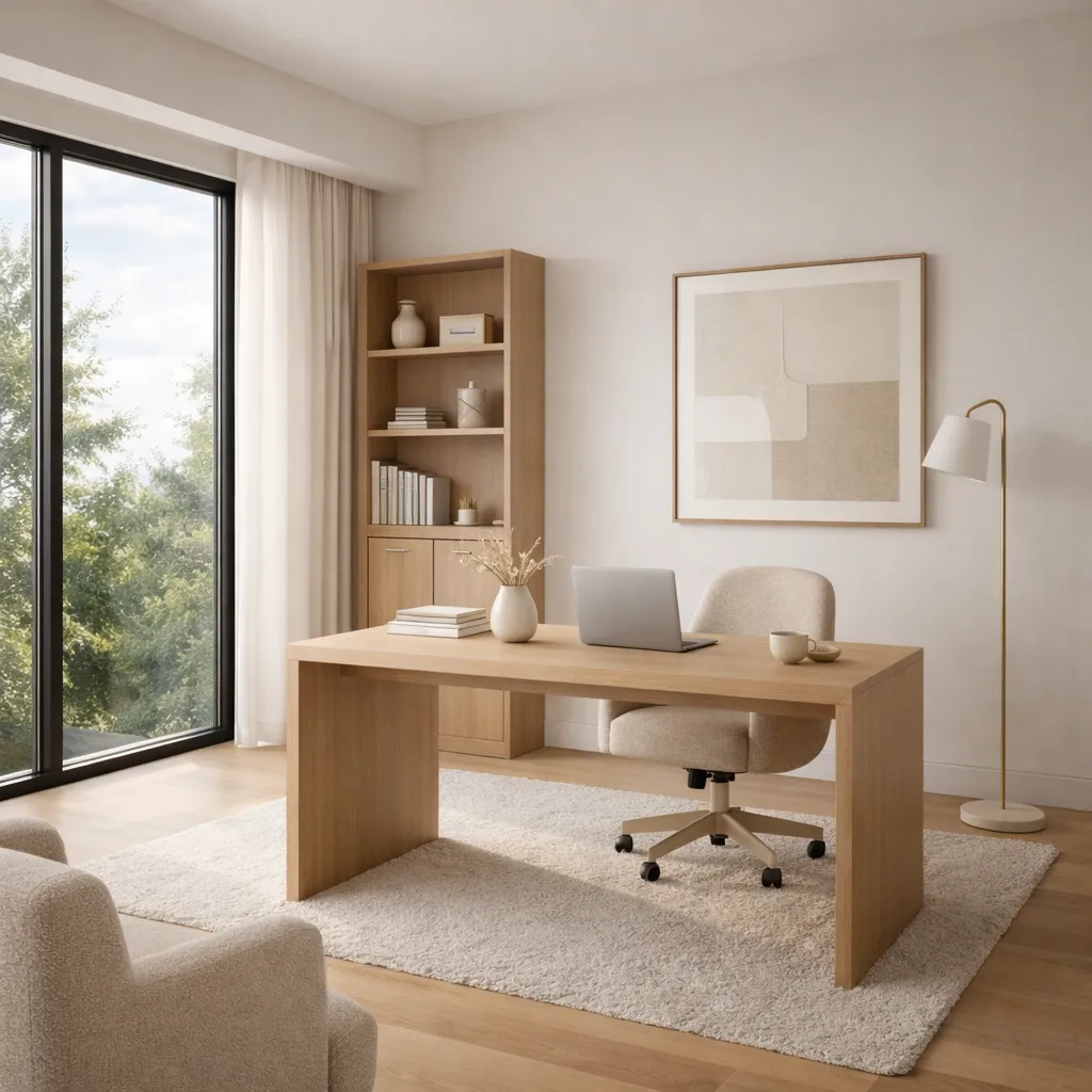 Master bedroom sitting area